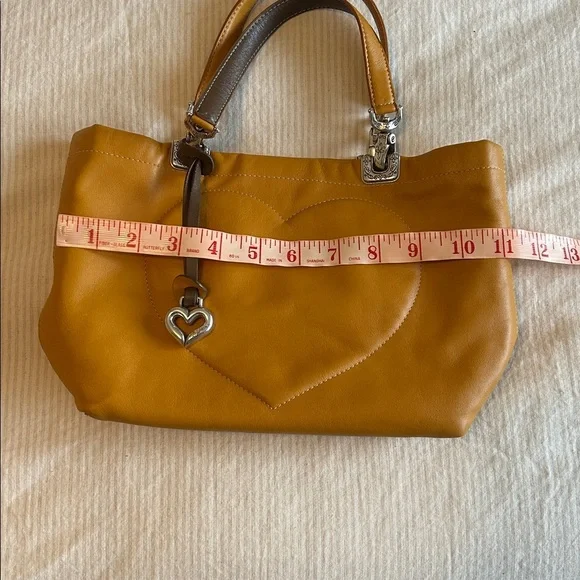 Brighton Jodi Reversible Mustard Yellow and floral Bag - Picture 8 of 9